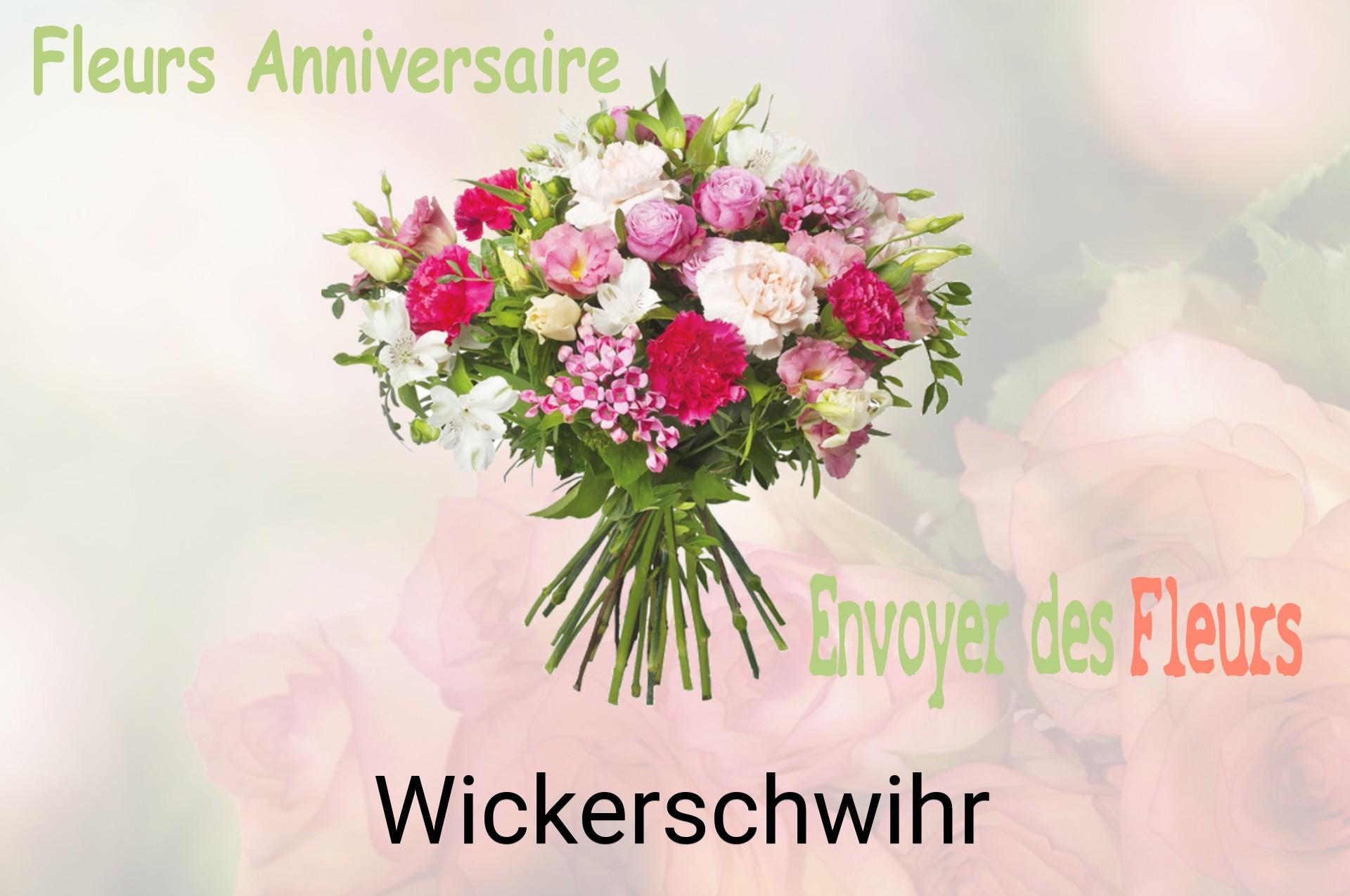 Bouquet de fleurs d’anniversaire livré à Wickerschwihr