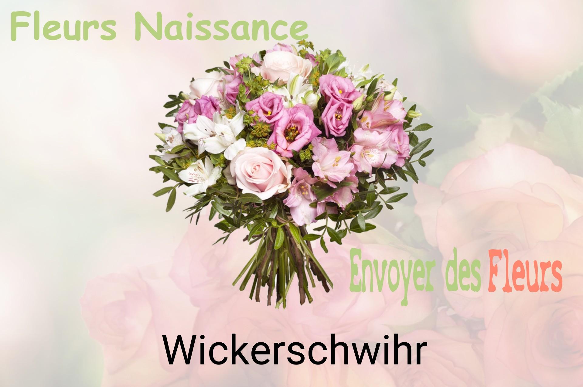 Bouquet de fleurs de naissance livré à Wickerschwihr
